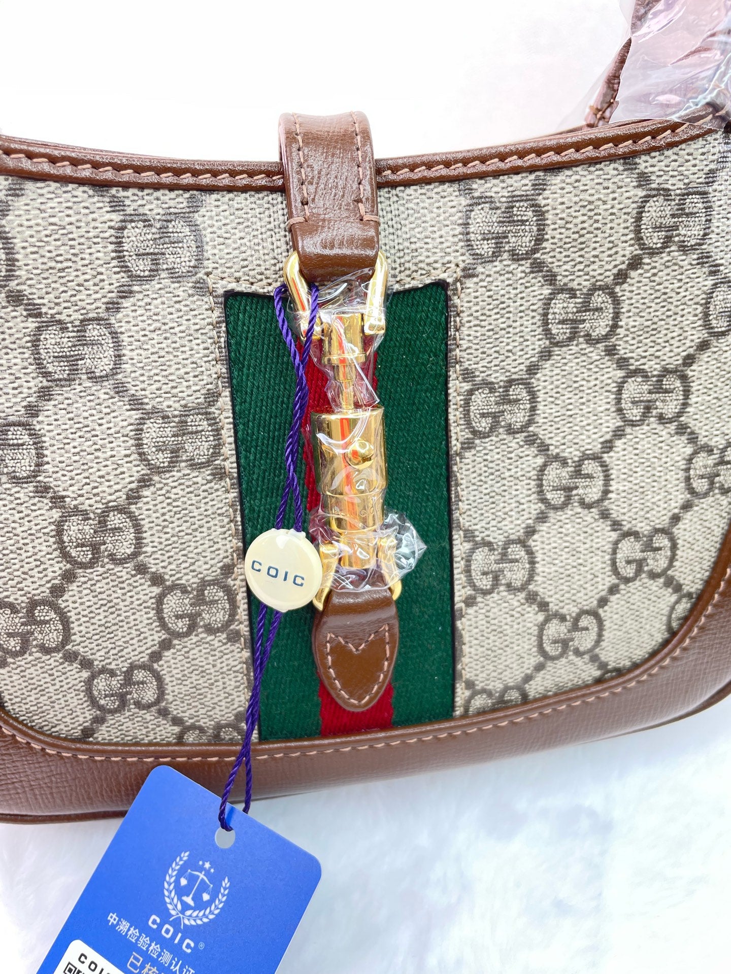 Gucci - Jackie 1961 - Cloth - Beige - (mini)