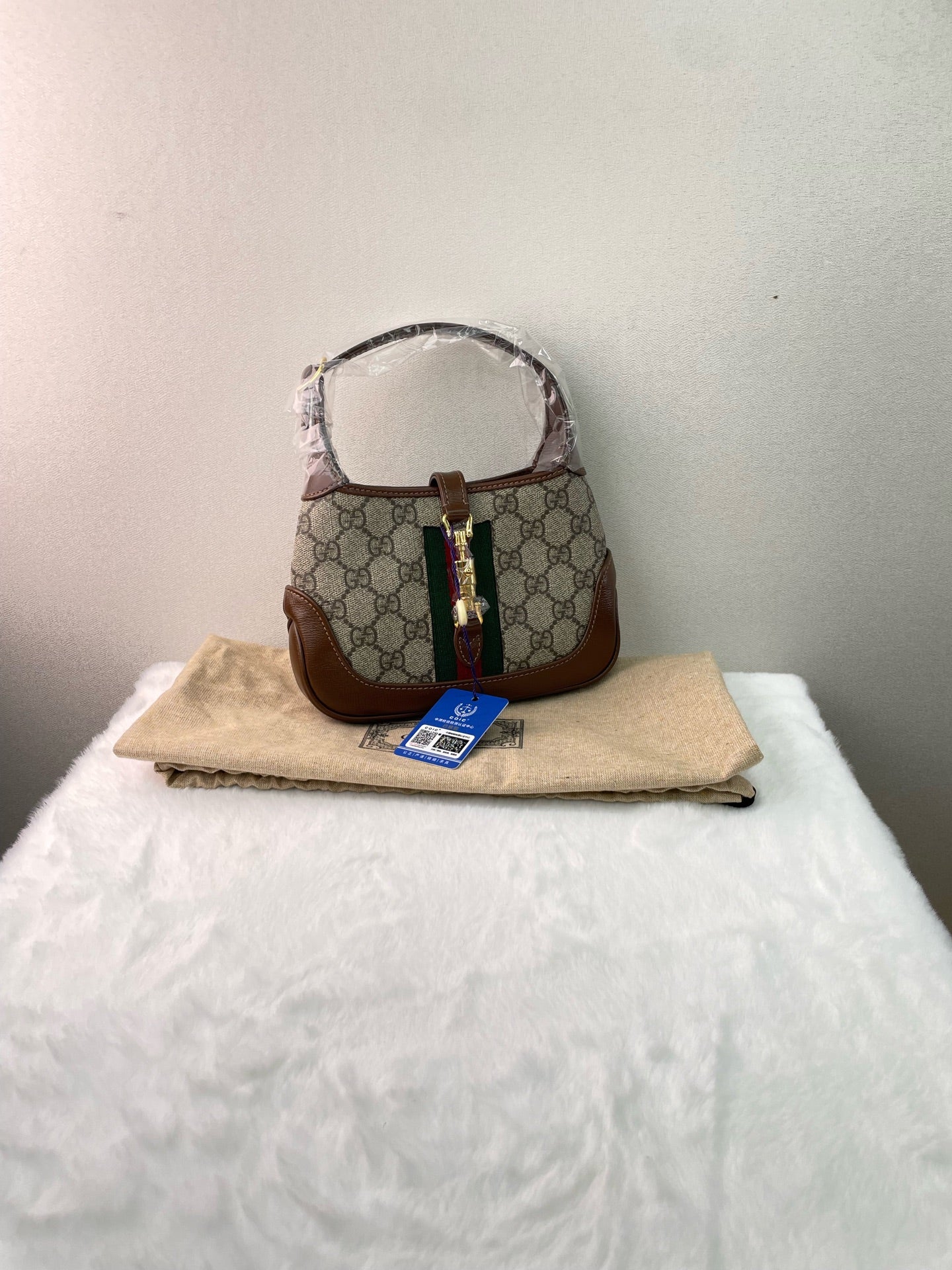 Gucci - Jackie 1961 - Cloth - Beige - (mini)