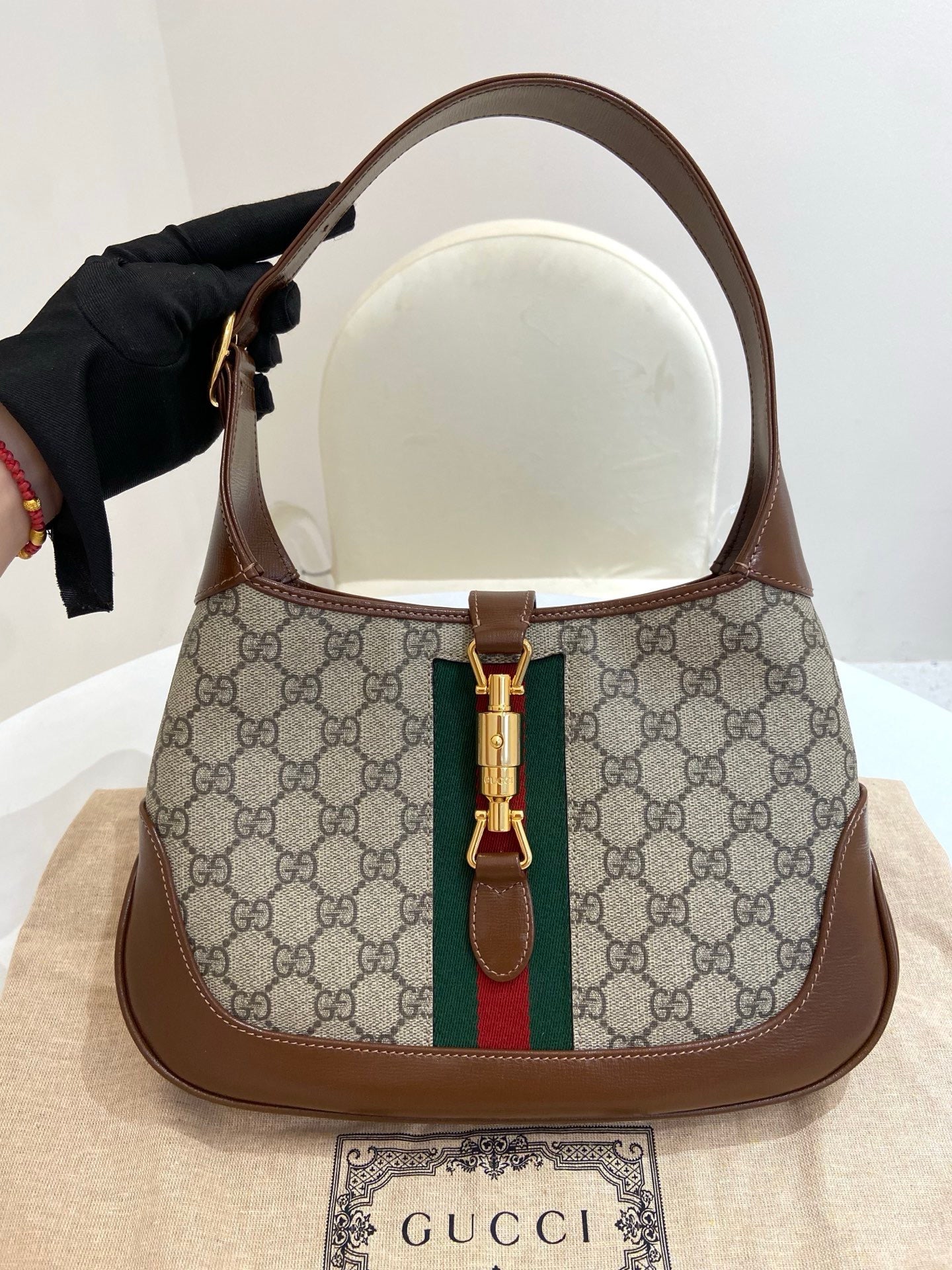 Gucci - Jackie 1961 - Cloth - Beige - (small)