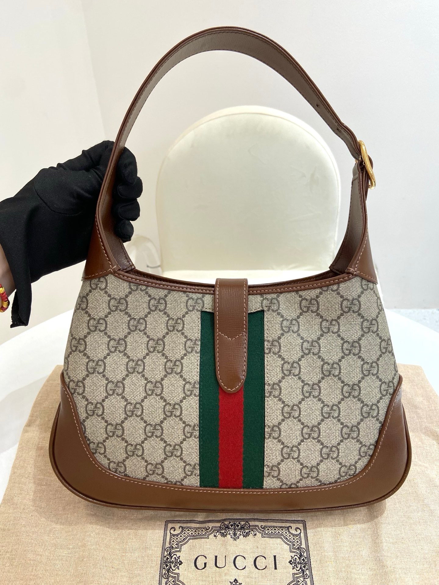 Gucci - Jackie 1961 - Cloth - Beige - (small)