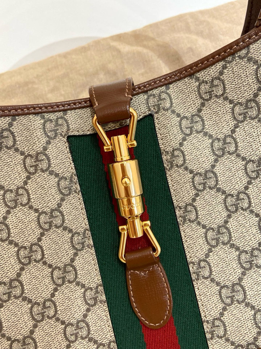 Gucci - Jackie 1961 - Cloth - Beige - (small)