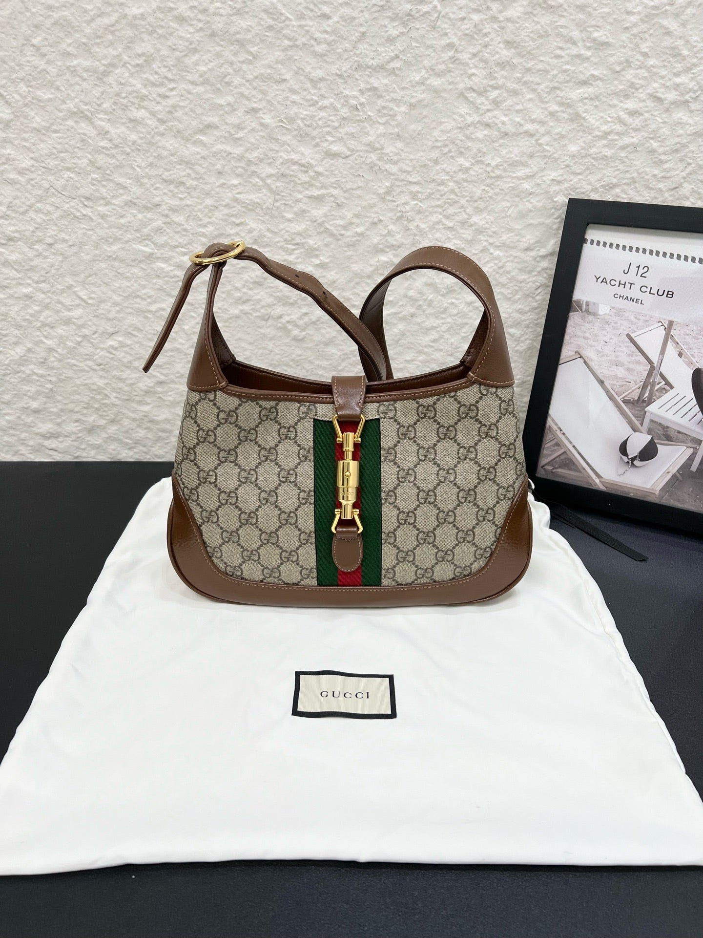 Gucci - Jackie 1961 - Cloth - Brown - (small)