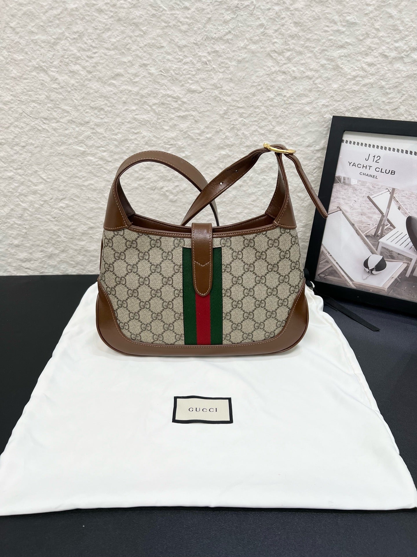 Gucci - Jackie 1961 - Cloth - Brown - (small)