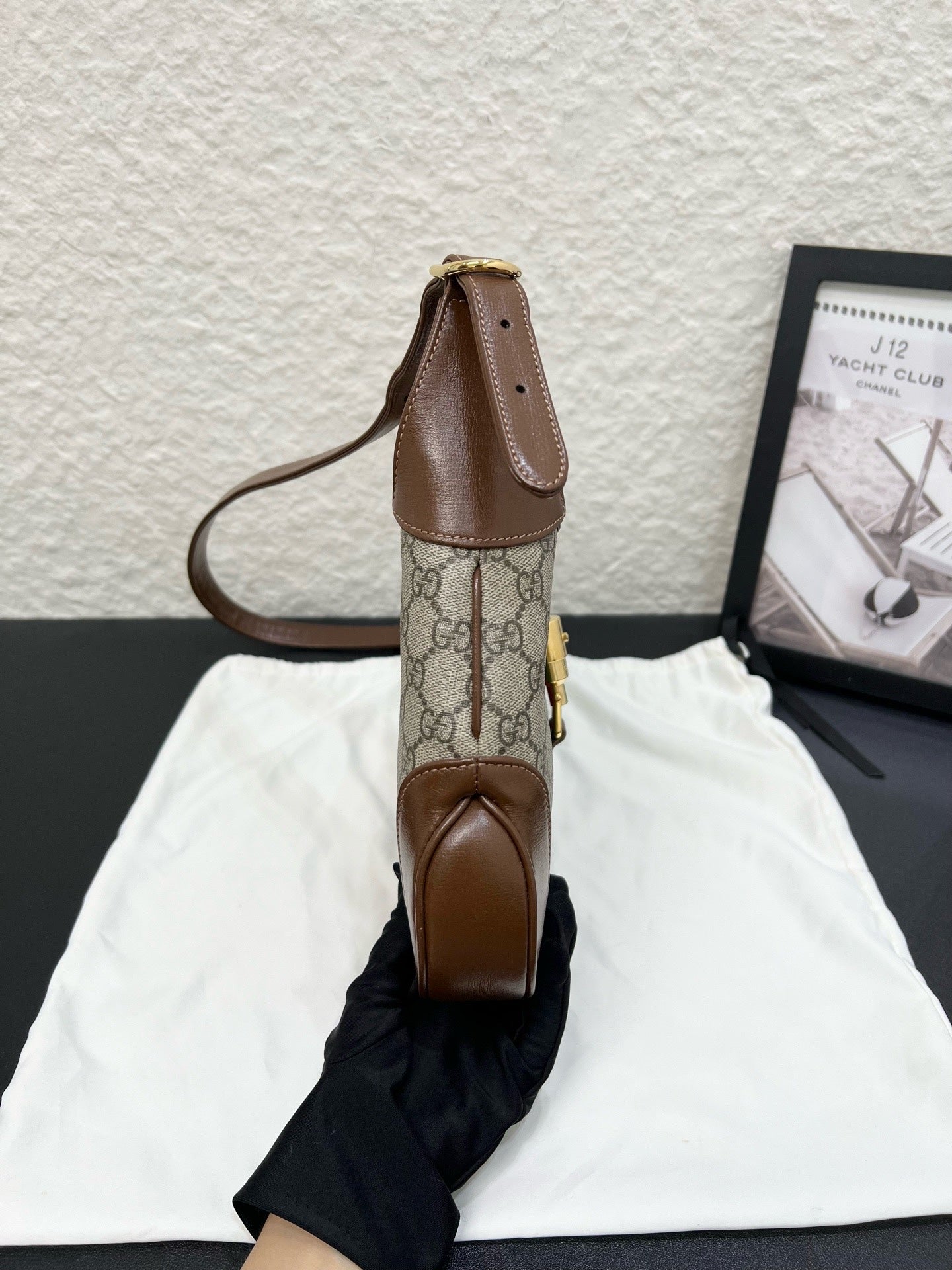 Gucci - Jackie 1961 - Cloth - Brown - (small)