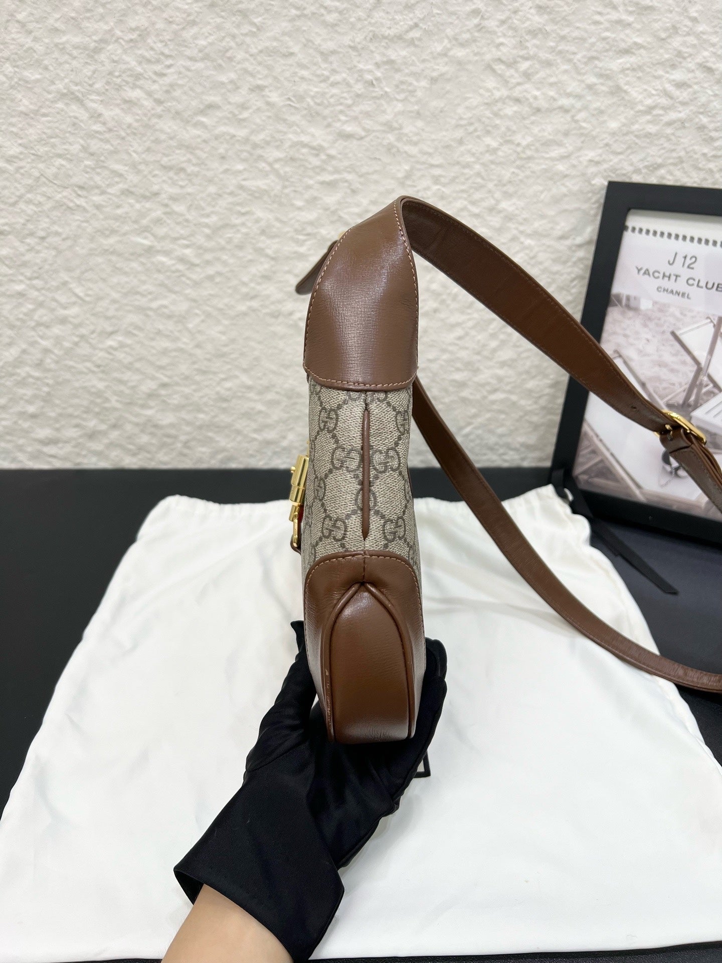 Gucci - Jackie 1961 - Cloth - Brown - (small)