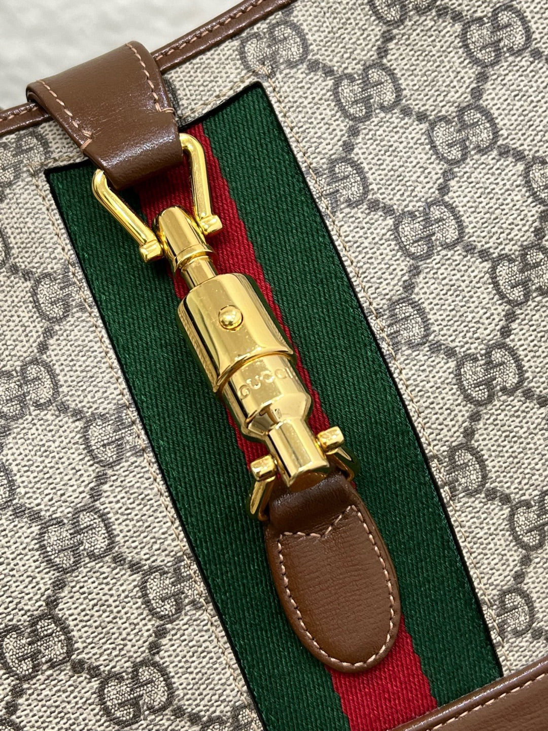 Gucci - Jackie 1961 - Cloth - Brown - (small)