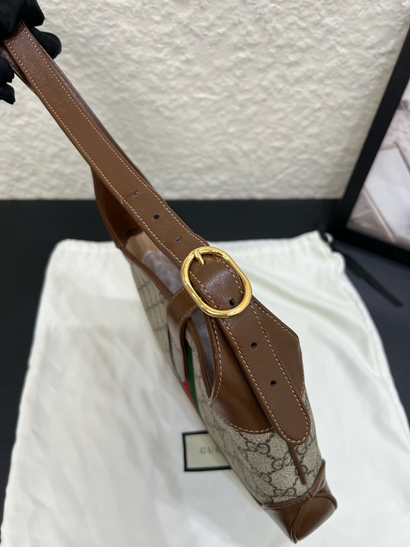 Gucci - Jackie 1961 - Cloth - Brown - (small)