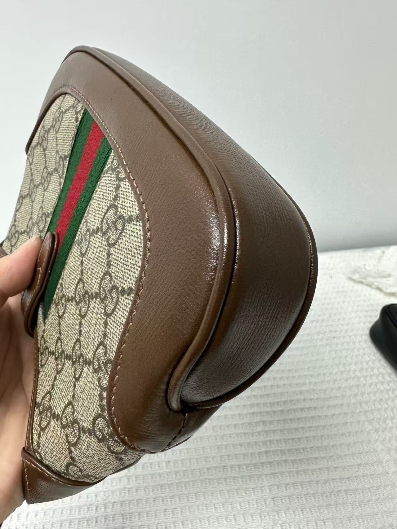 Gucci - Jackie 1961 Mini - GG Supreme canvas with leather trim - Beige and Brown - (mini)