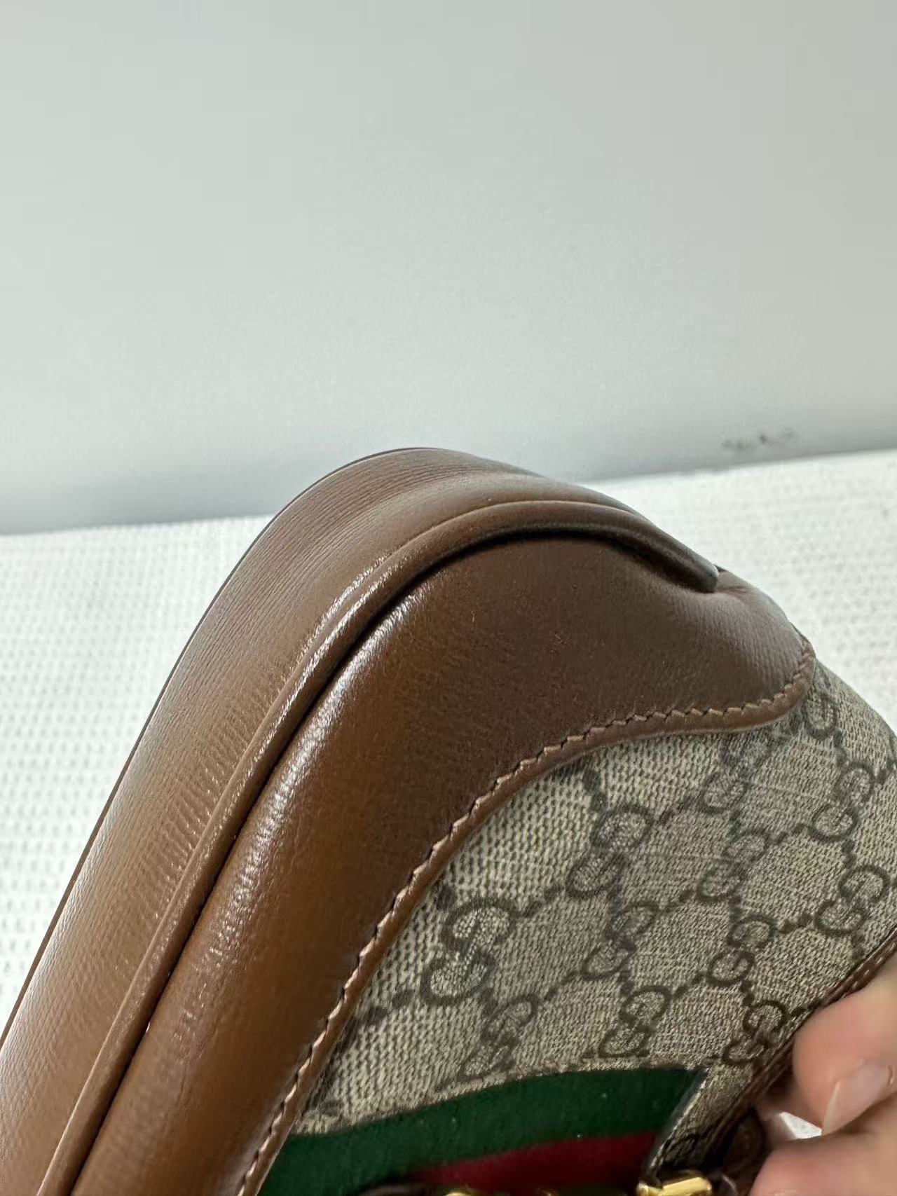 Gucci - Jackie 1961 Mini - GG Supreme canvas with leather trim - Beige and Brown - (mini)