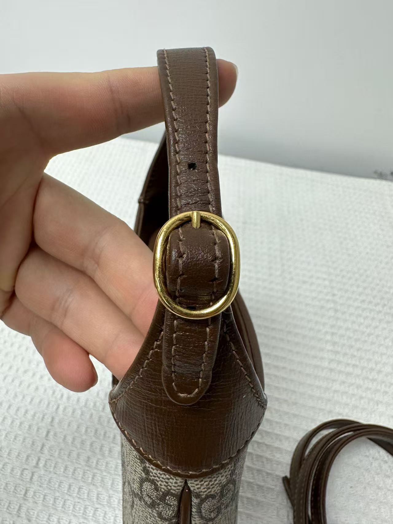 Gucci - Jackie 1961 Mini - GG Supreme canvas with leather trim - Beige and Brown - (mini)