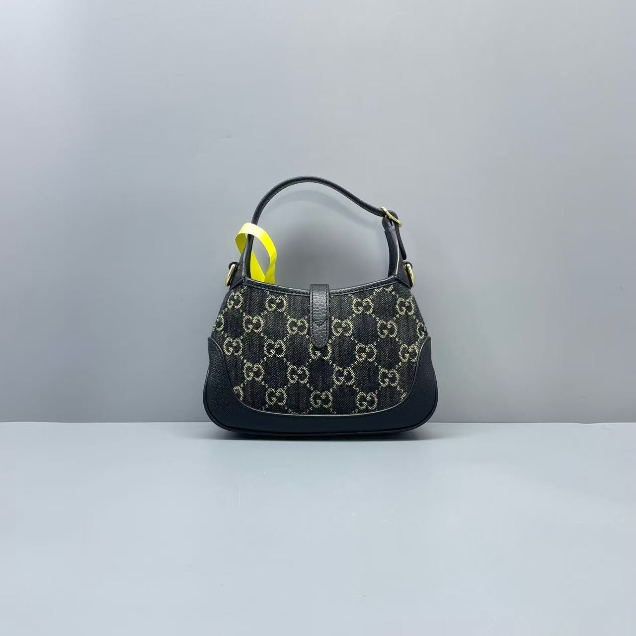 Gucci - Jackie 1961 Mini - Grained leather and canvas - Black - (mini)