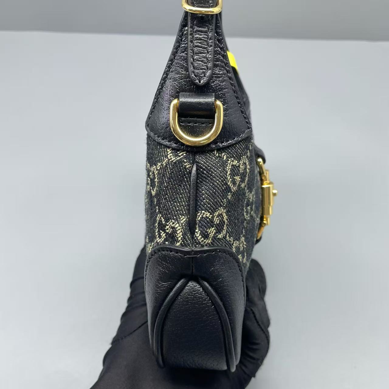 Gucci - Jackie 1961 Mini - Grained leather and canvas - Black - (mini)