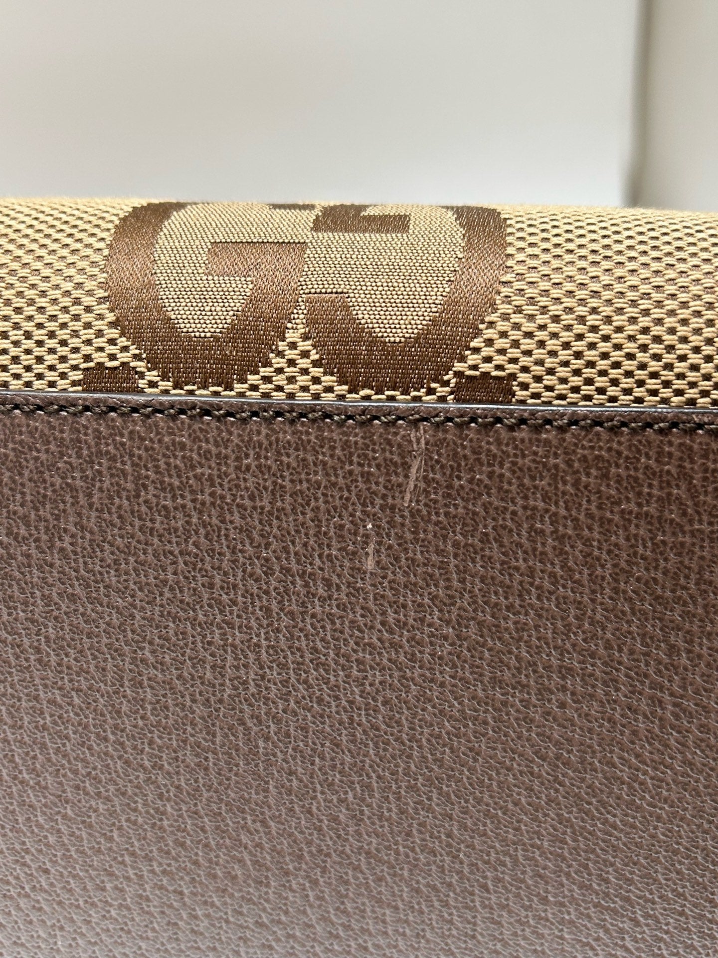 Gucci - Jumbo GG Tote - Cloth - Brown - (medium)