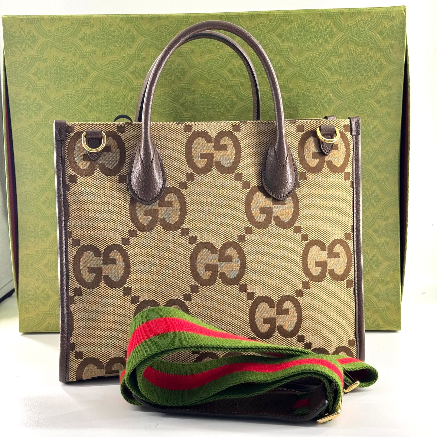 Gucci - Jumbo GG Tote - Cloth - Multicolour - (small)