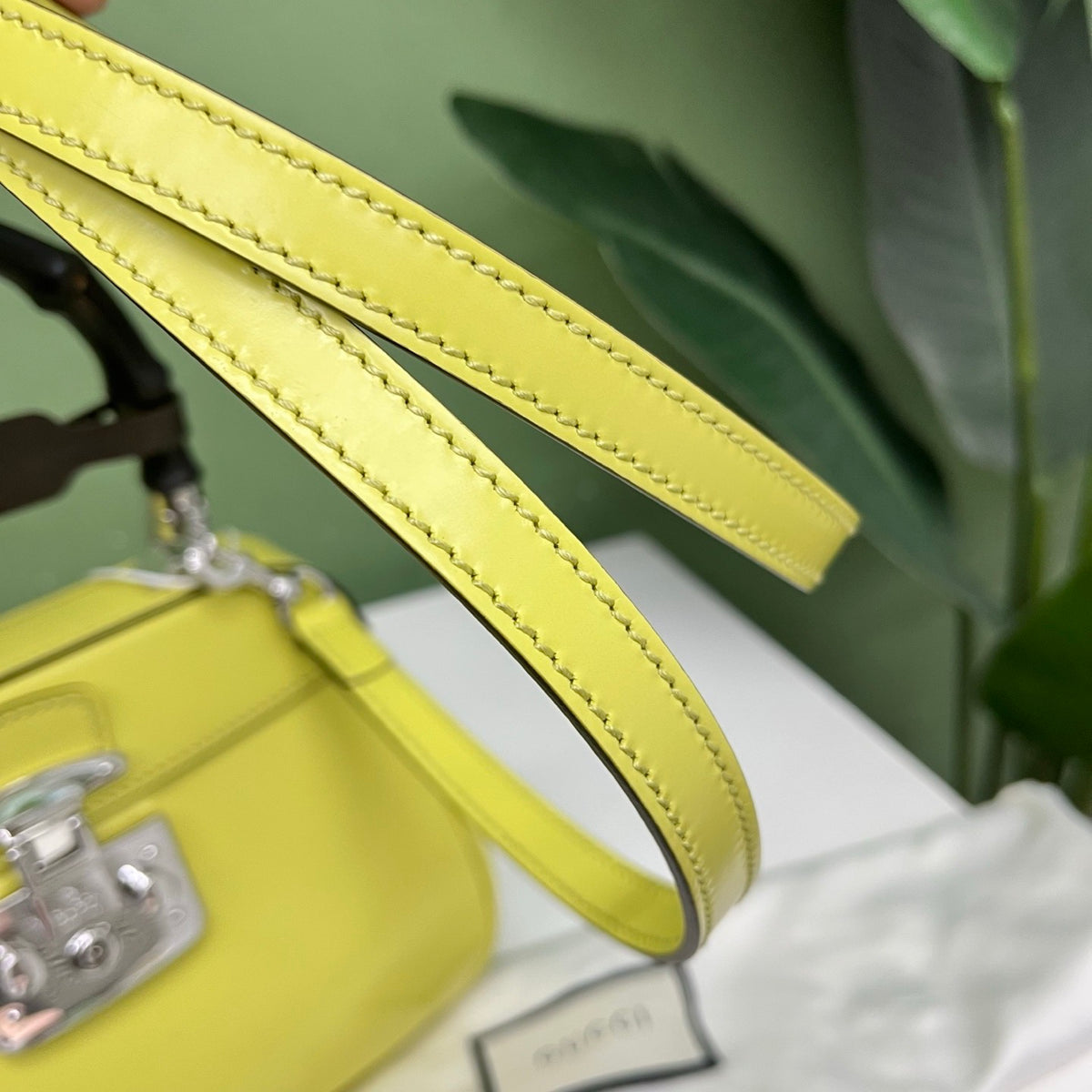 Gucci - Lady Lock - Leather - Yellow - (small)