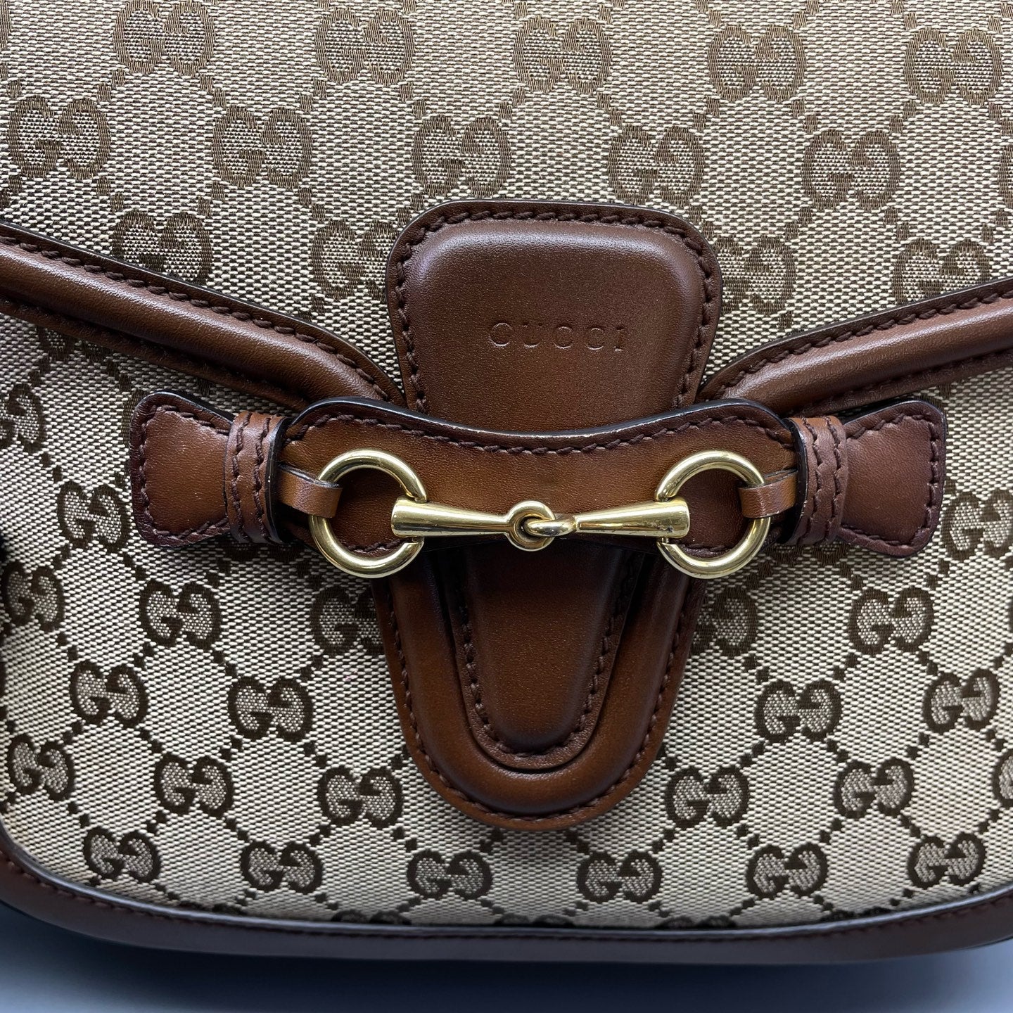 Gucci - Lady Web 1955 - Cloth - Brown - (small)