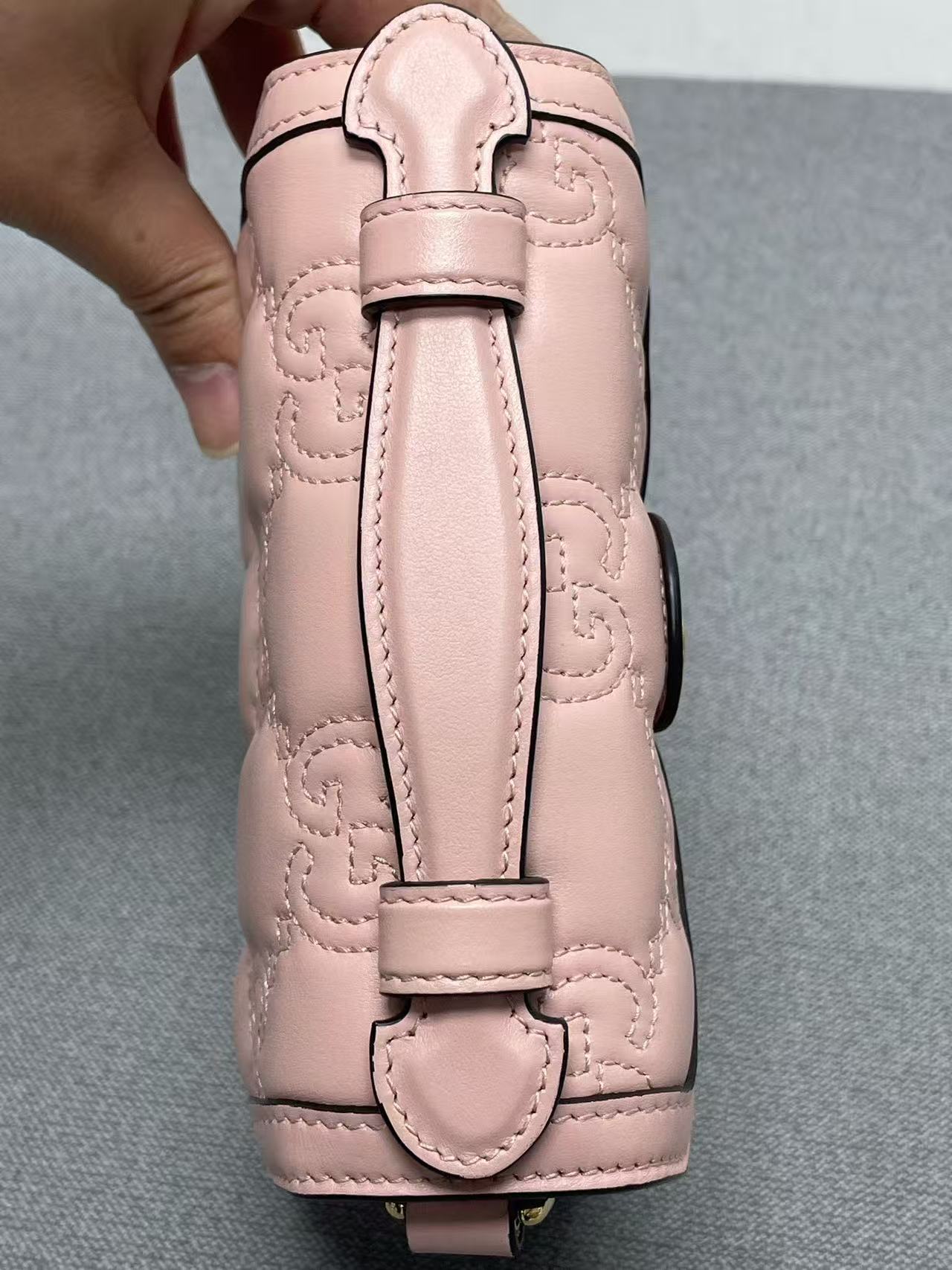 Gucci - Lock Mini Top Handle Bag - Leather - Pink - (mini)