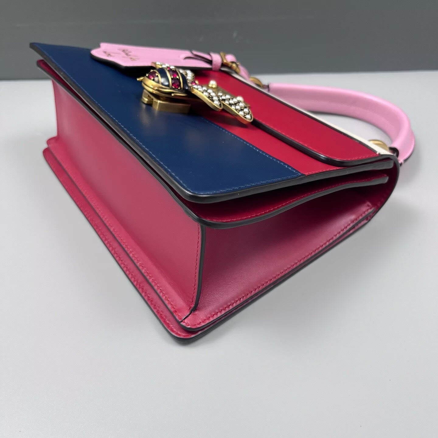 Gucci - Margaret Bee Top Handle Bag - Leather - Multicolour - (medium)