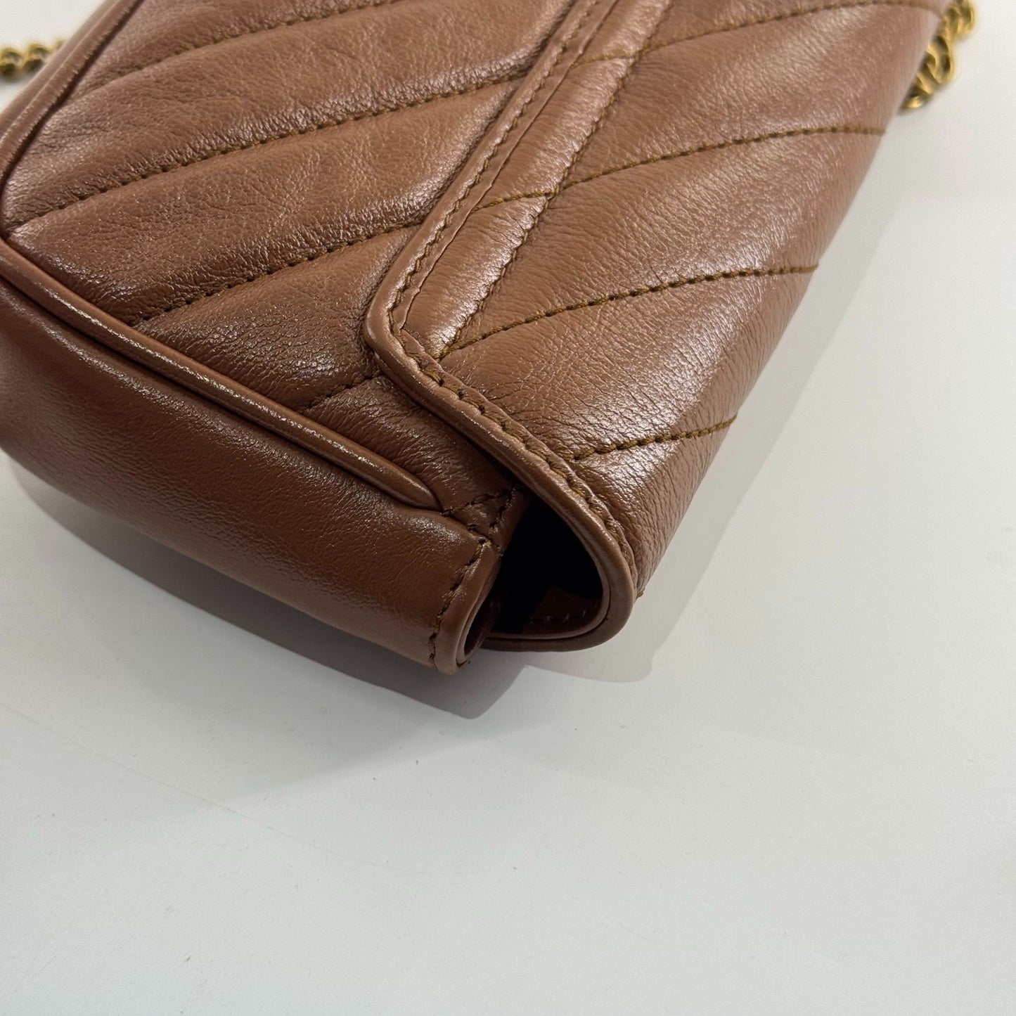 Gucci - Marmont - Leather - Brown