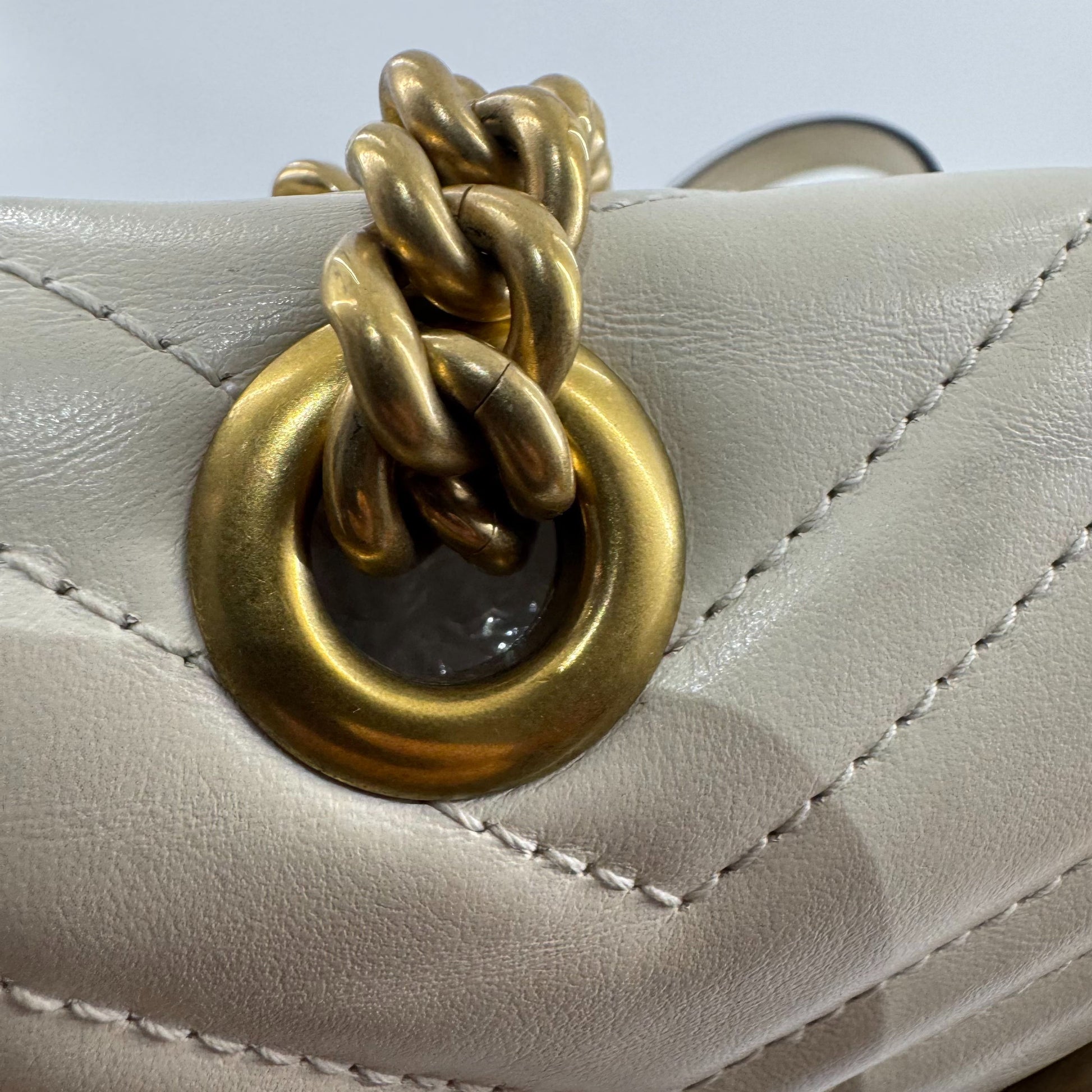 Gucci Marmont 22 Leather Beige - view 5
