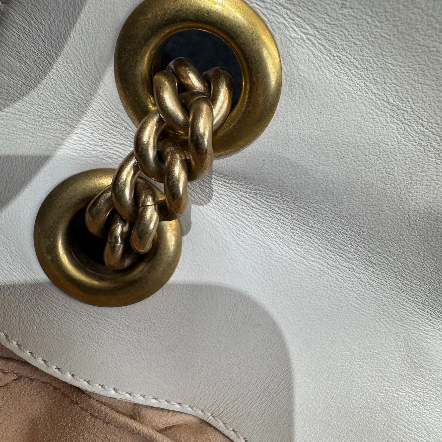 Gucci Marmont 22 Leather Beige - view 8
