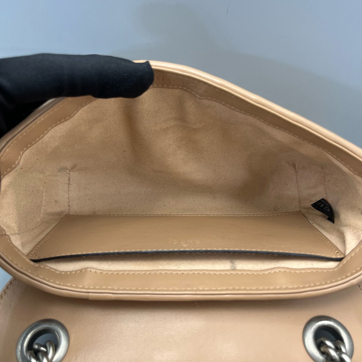 Gucci - Marmont 22 Chain Bag - Leather - Camel - (mini)