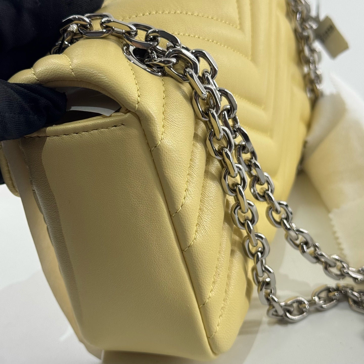 Gucci - Marmont 22 chain bag - Leather - Yellow - (Mini)