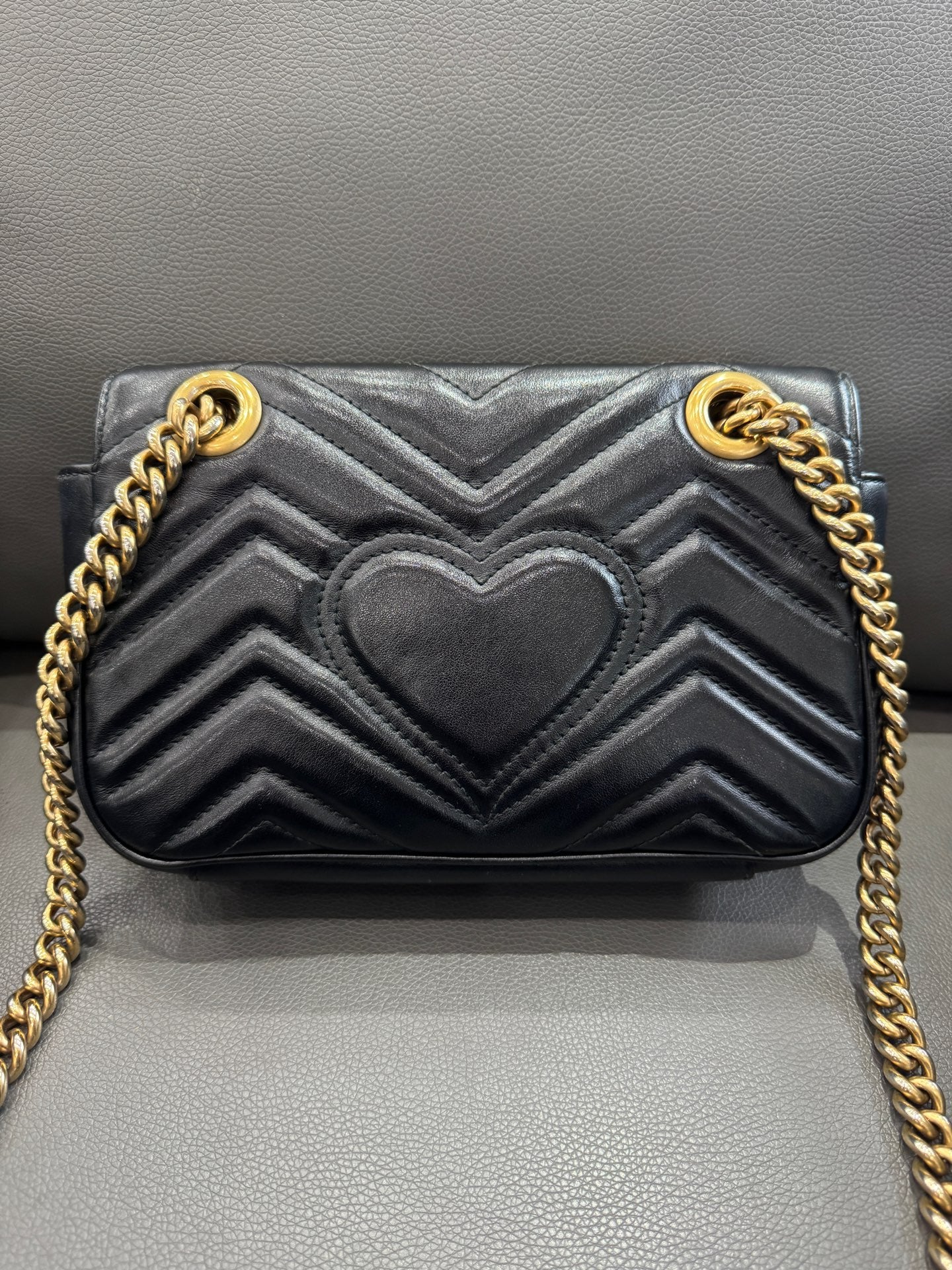 Gucci - Marmont 22 - Leather - Black - (mini)