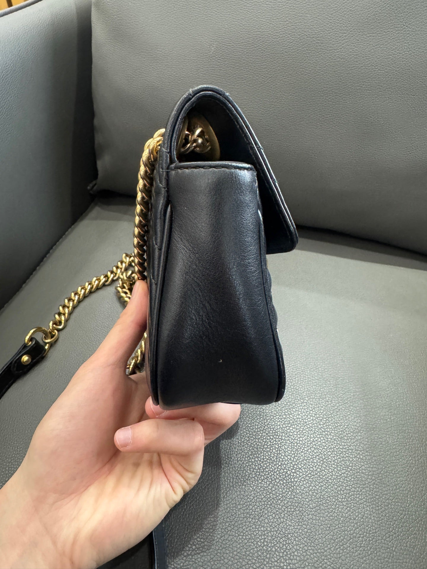 Gucci - Marmont 22 - Leather - Black - (mini)