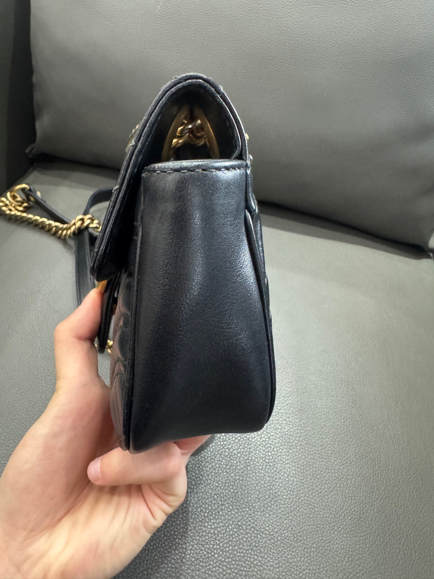 Gucci - Marmont 22 - Leather - Black - (mini)