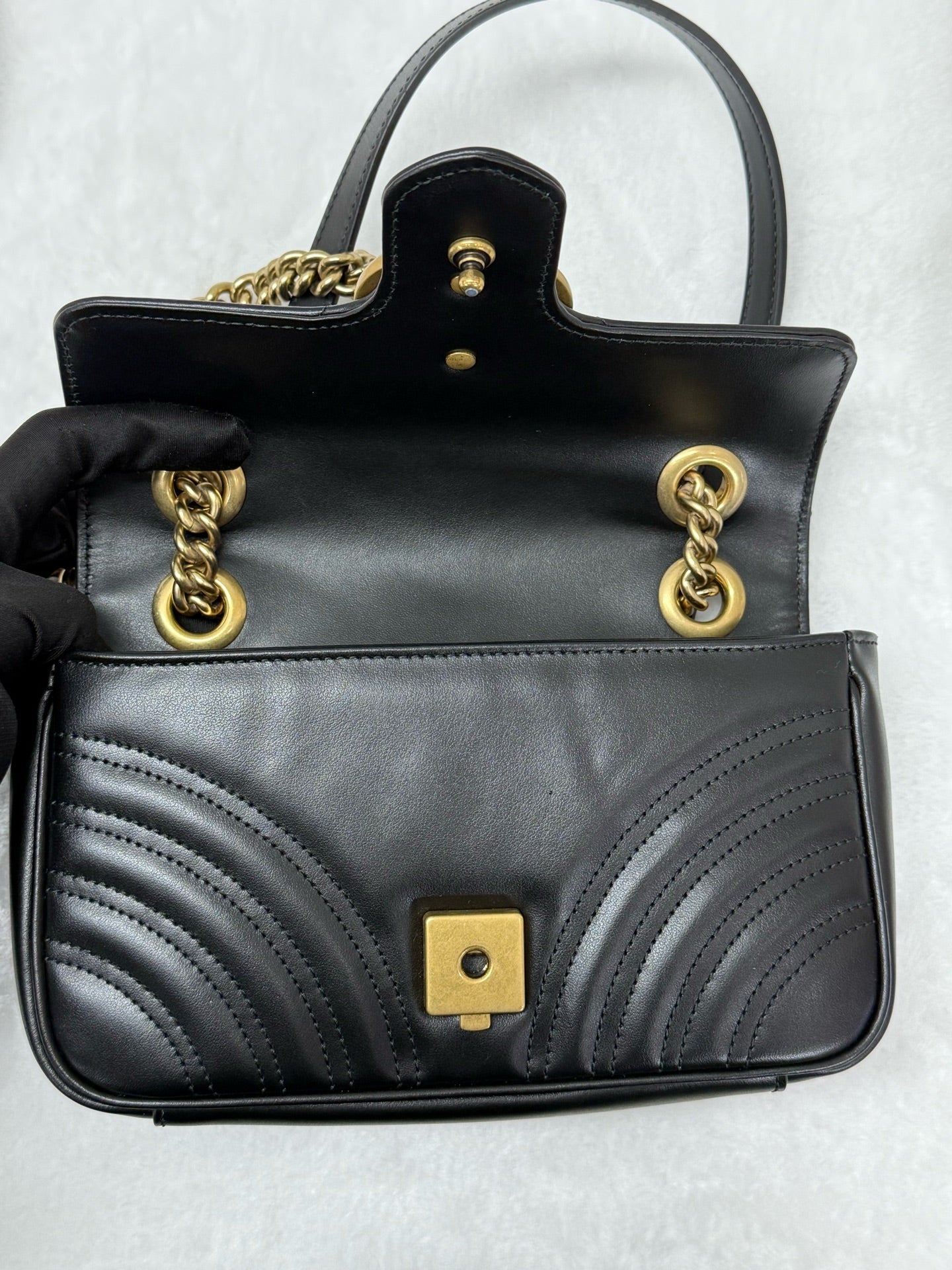 Gucci - Marmont 22 - Leather - Black - (mini)