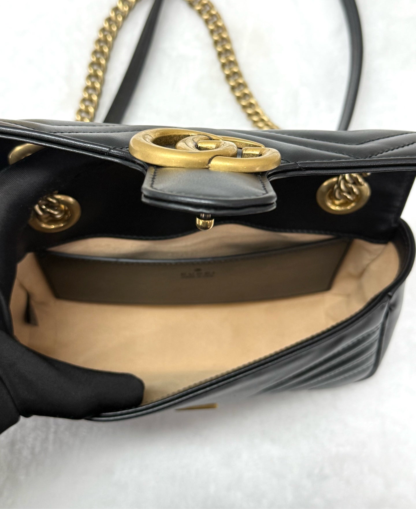 Gucci - Marmont 22 - Leather - Black - (mini)