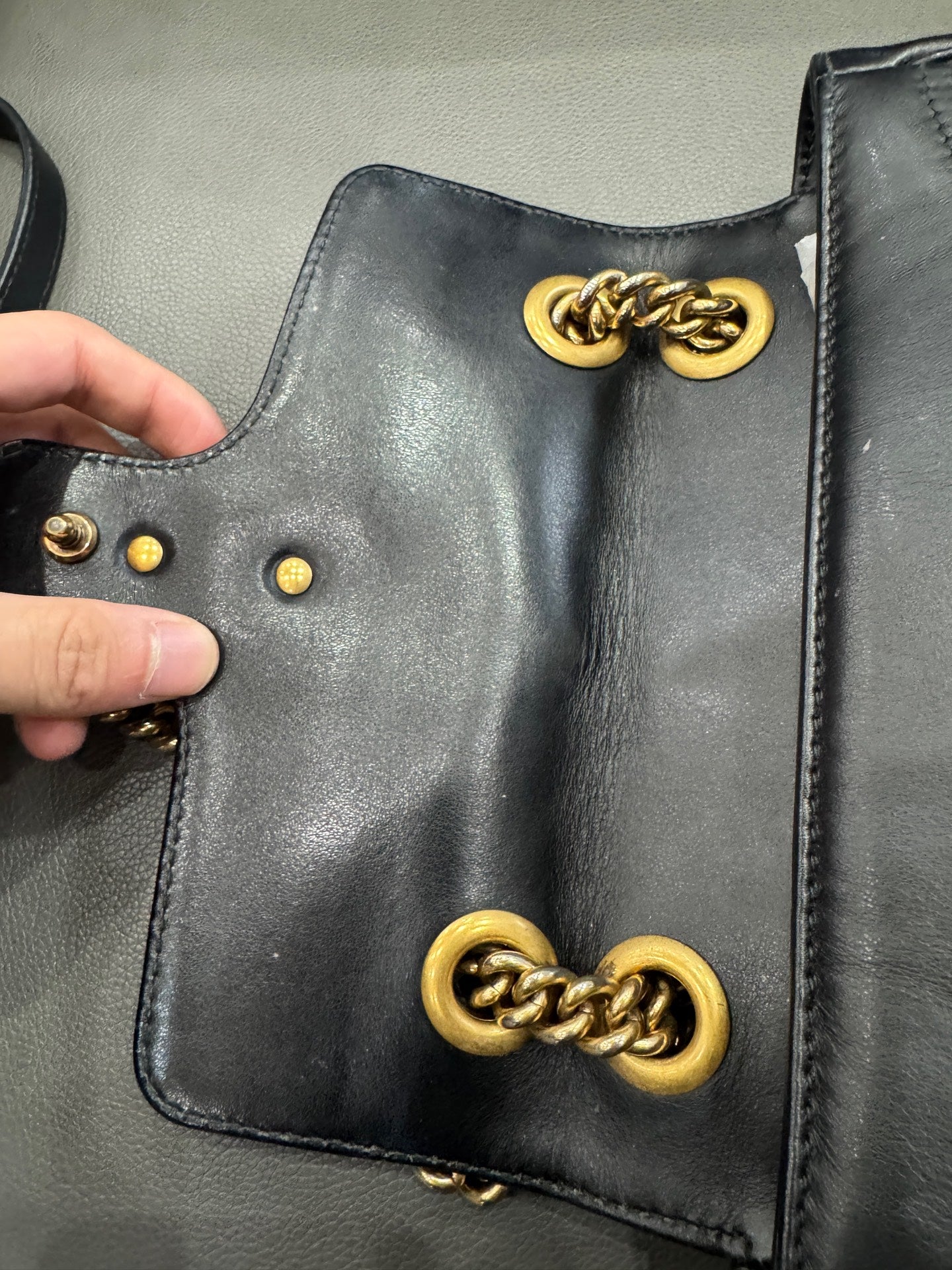 Gucci - Marmont 22 - Leather - Black - (mini)