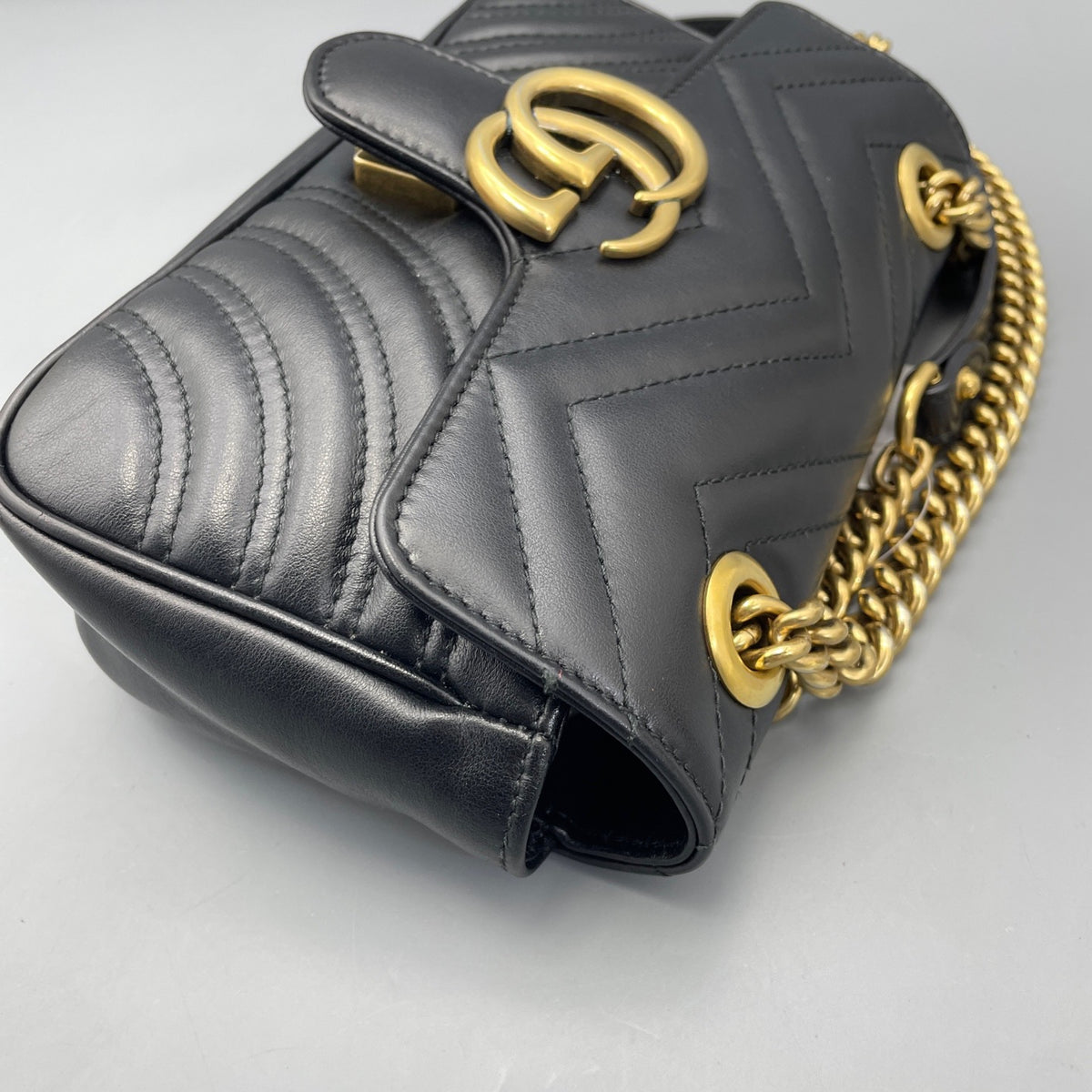 Gucci - Marmont 22 - Leather - Black - (mini)
