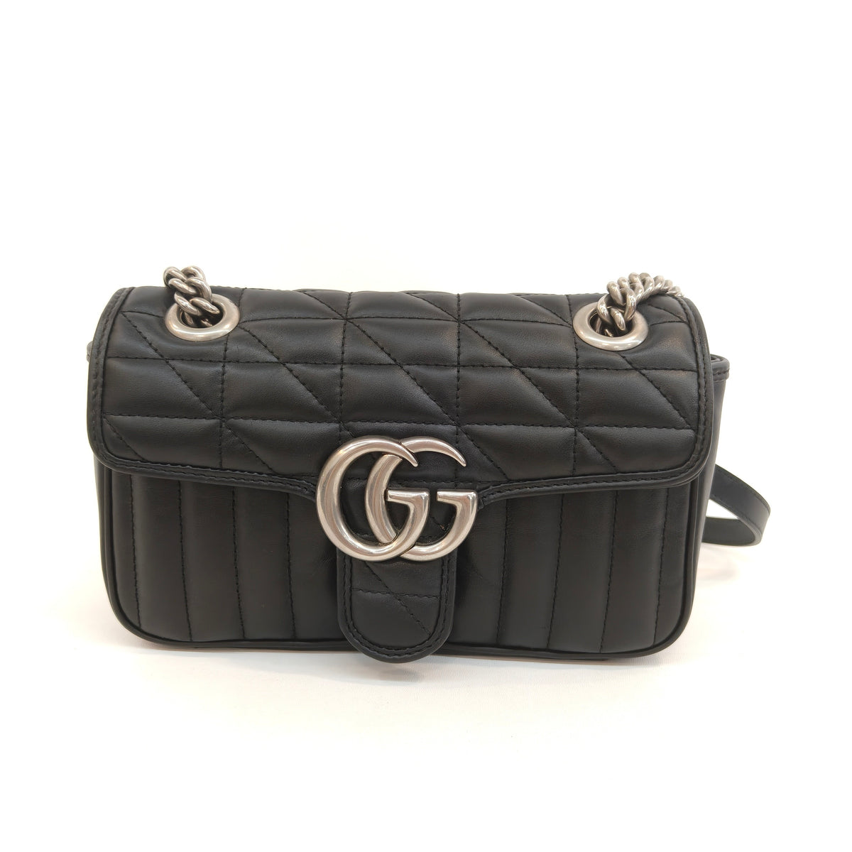 Gucci - Marmont 22 - Leather - Black - (small)