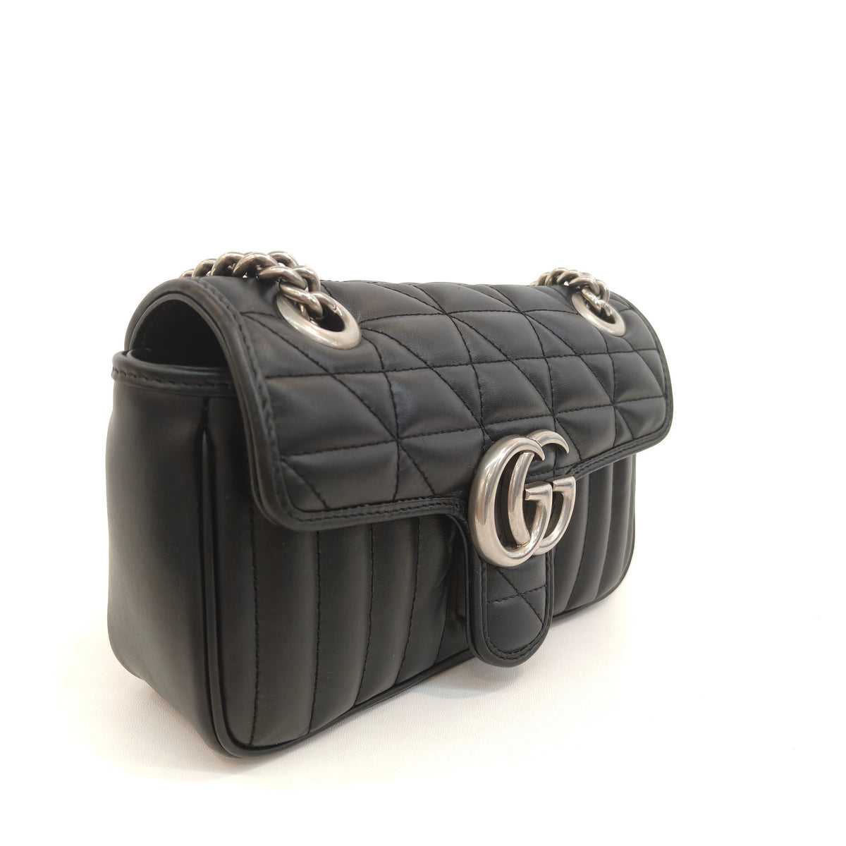 Gucci - Marmont 22 - Leather - Black - (small)