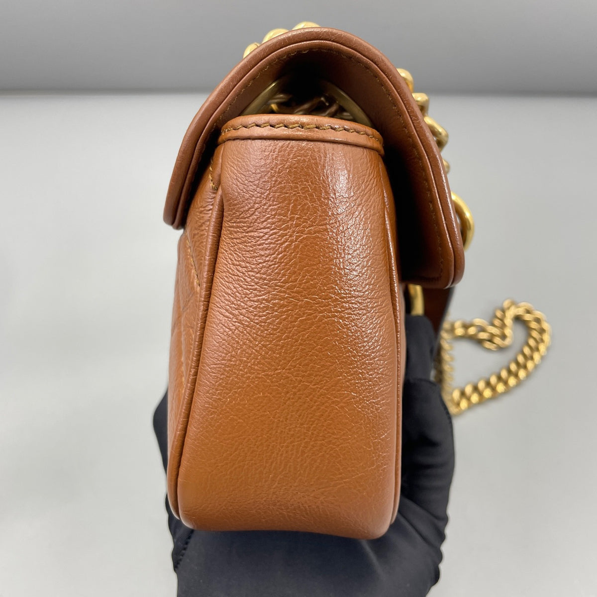 Gucci - Marmont 22 - Leather - Brown - (mini)