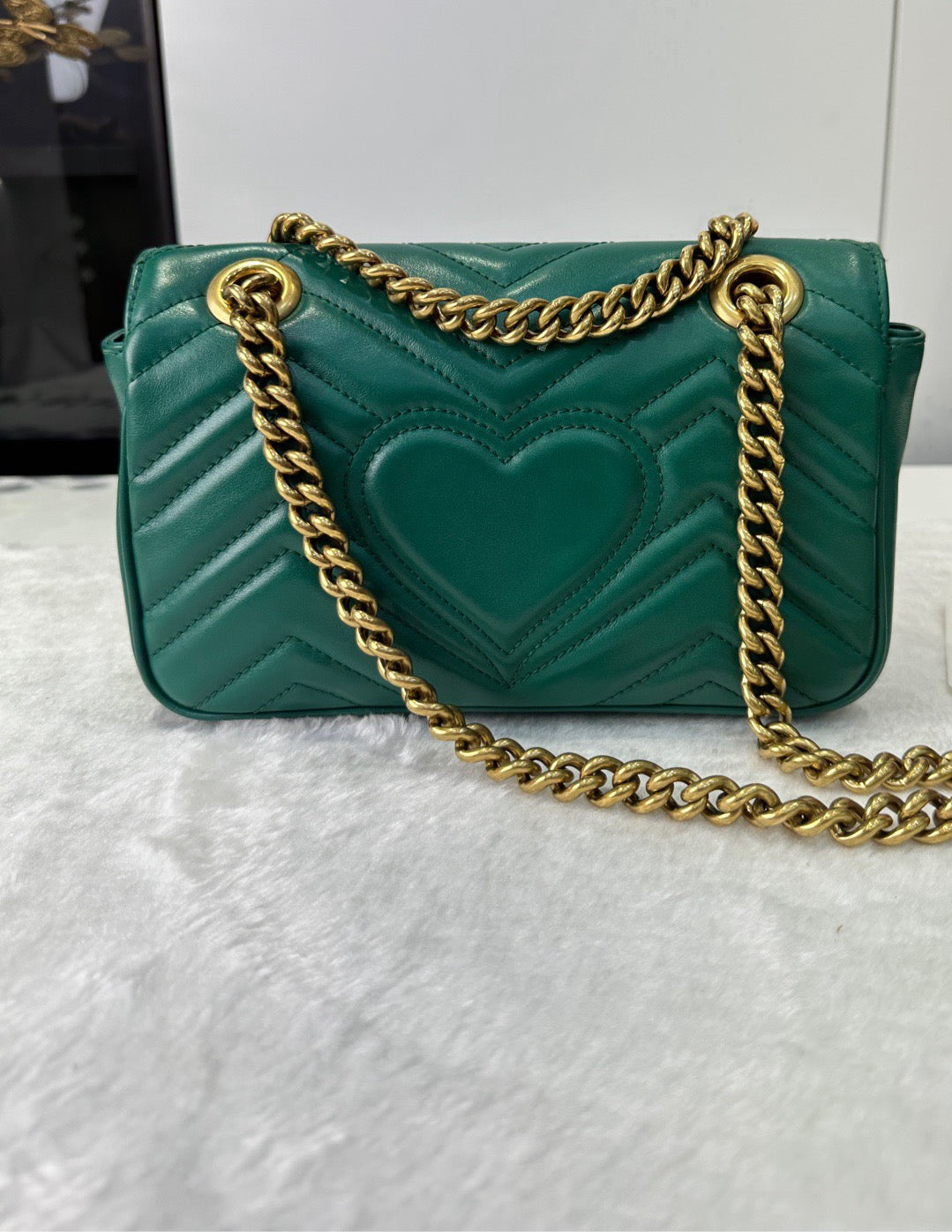 Gucci - Marmont 22 - Leather - Green - (Small)