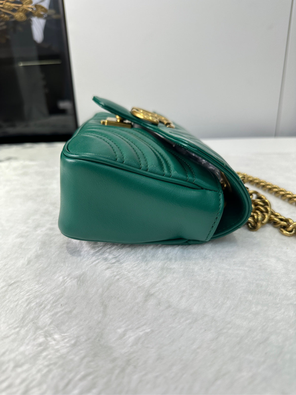 Gucci - Marmont 22 - Leather - Green - (Small)