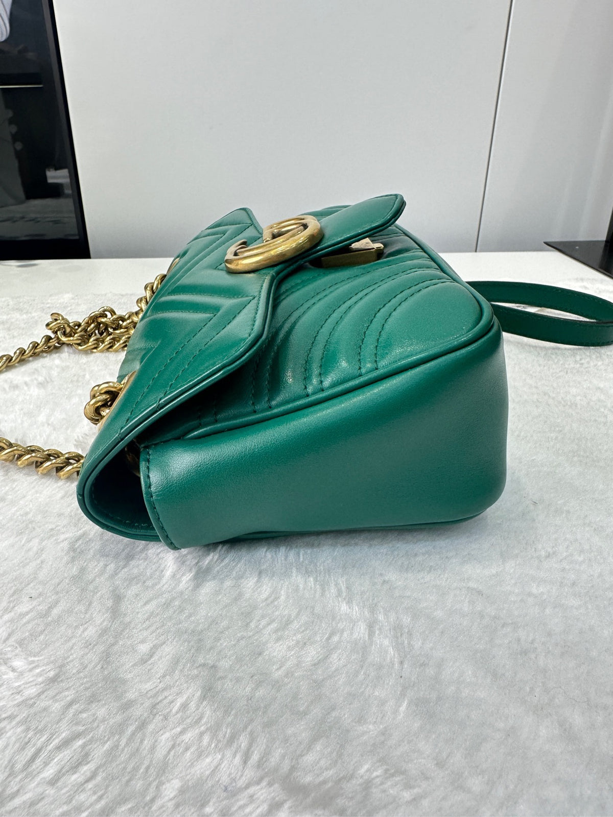 Gucci - Marmont 22 - Leather - Green - (Small)