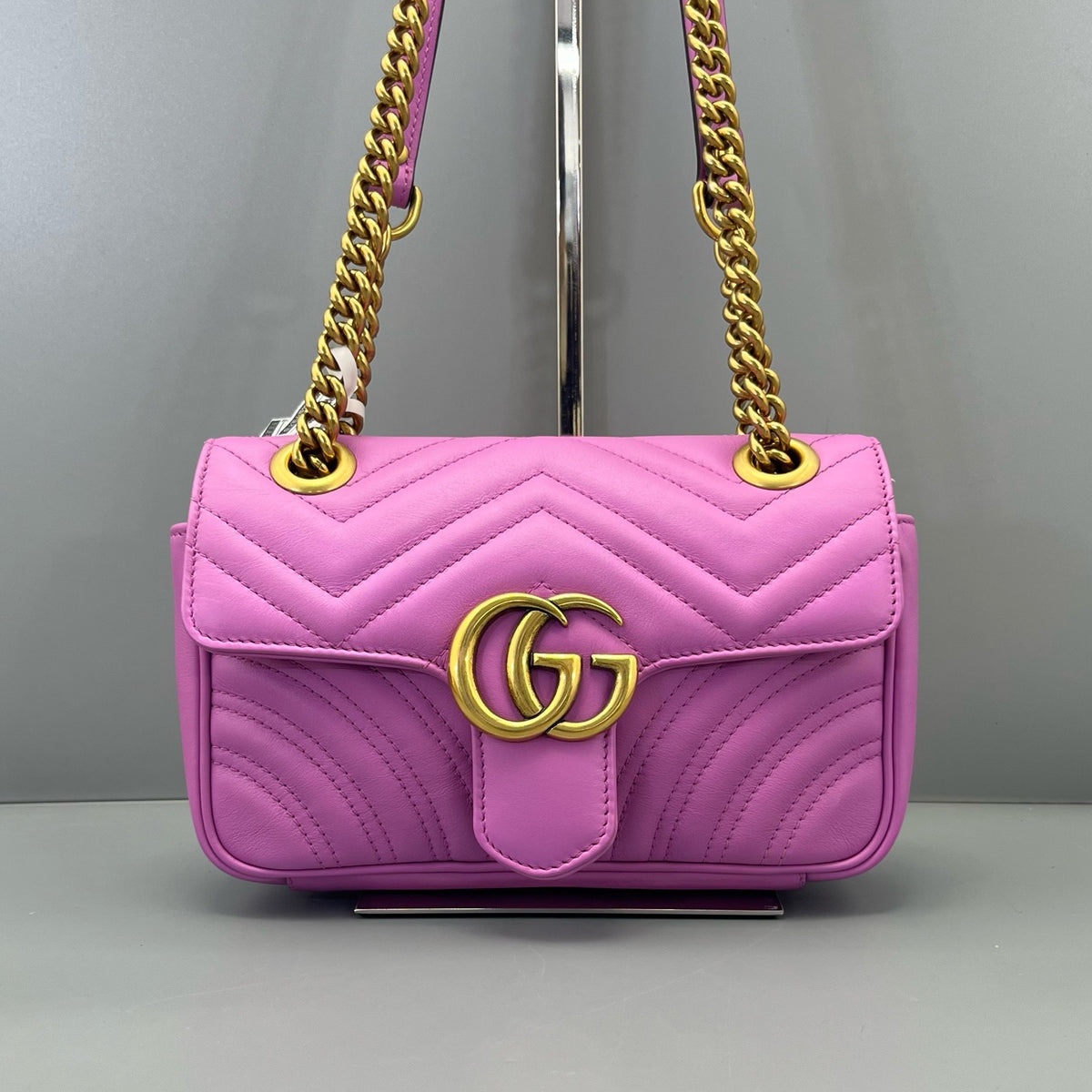 Gucci - Marmont 22 - Leather - Pink - (small)