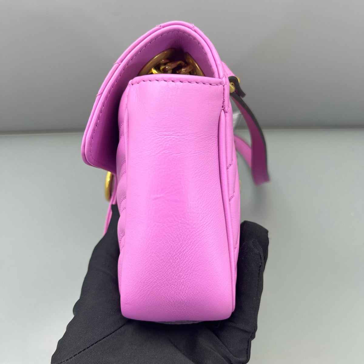 Gucci - Marmont 22 - Leather - Pink - (small)