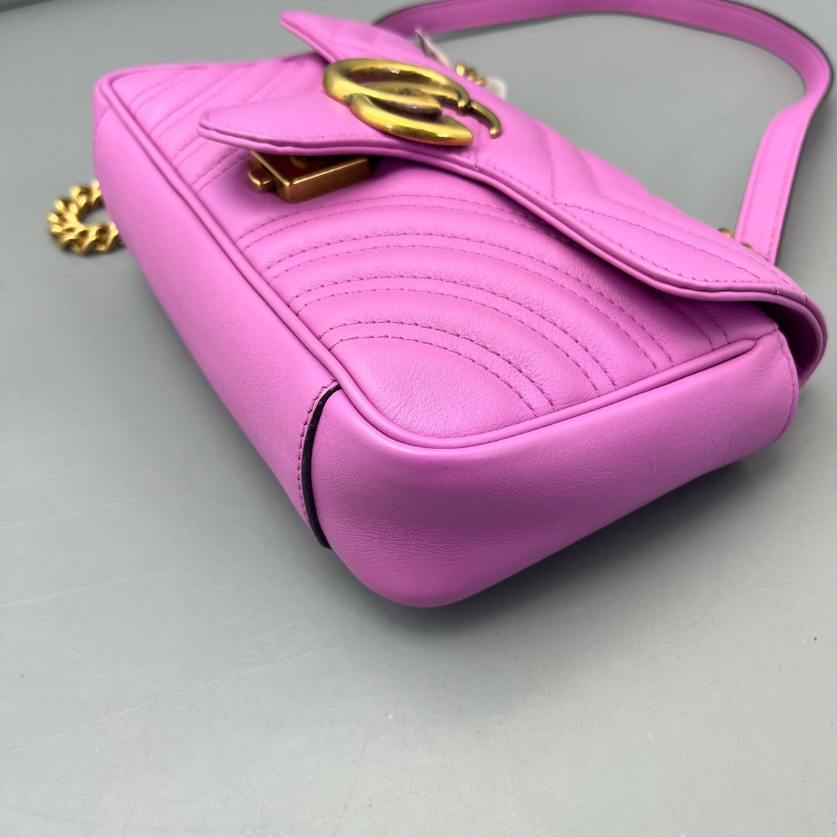 Gucci - Marmont 22 - Leather - Pink - (small)