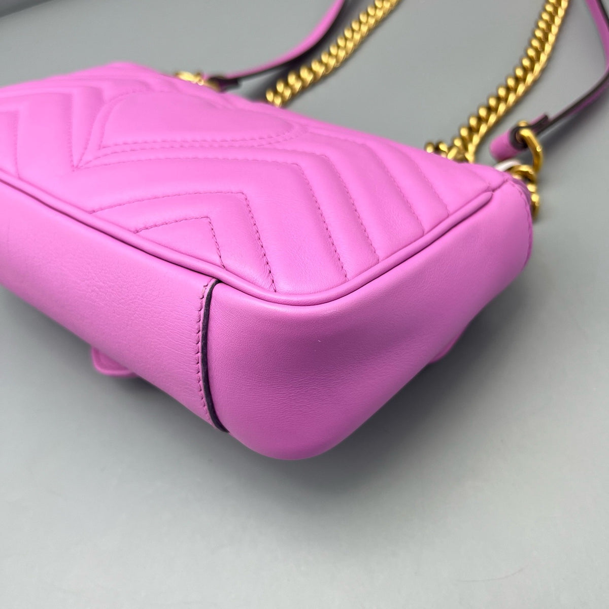 Gucci - Marmont 22 - Leather - Pink - (small)