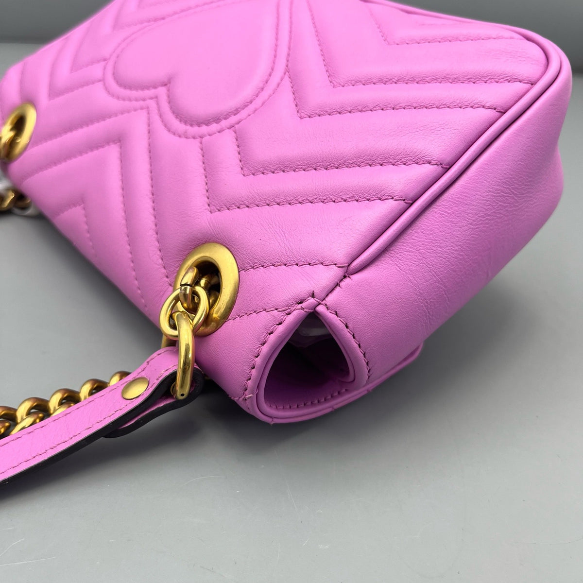 Gucci - Marmont 22 - Leather - Pink - (small)
