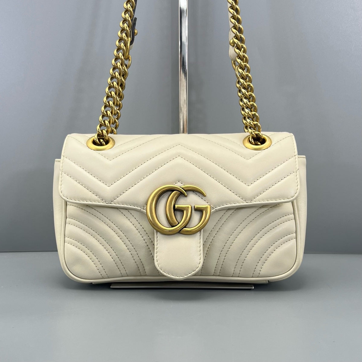 Gucci - Marmont 22 - Leather - White - (mini)