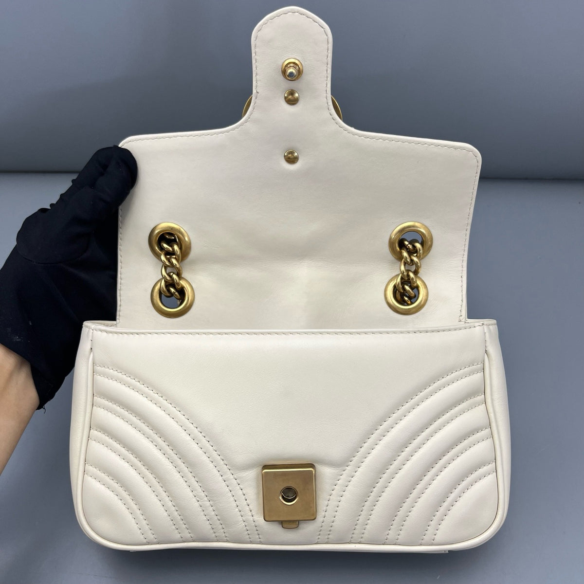 Gucci - Marmont 22 - Leather - White - (mini)