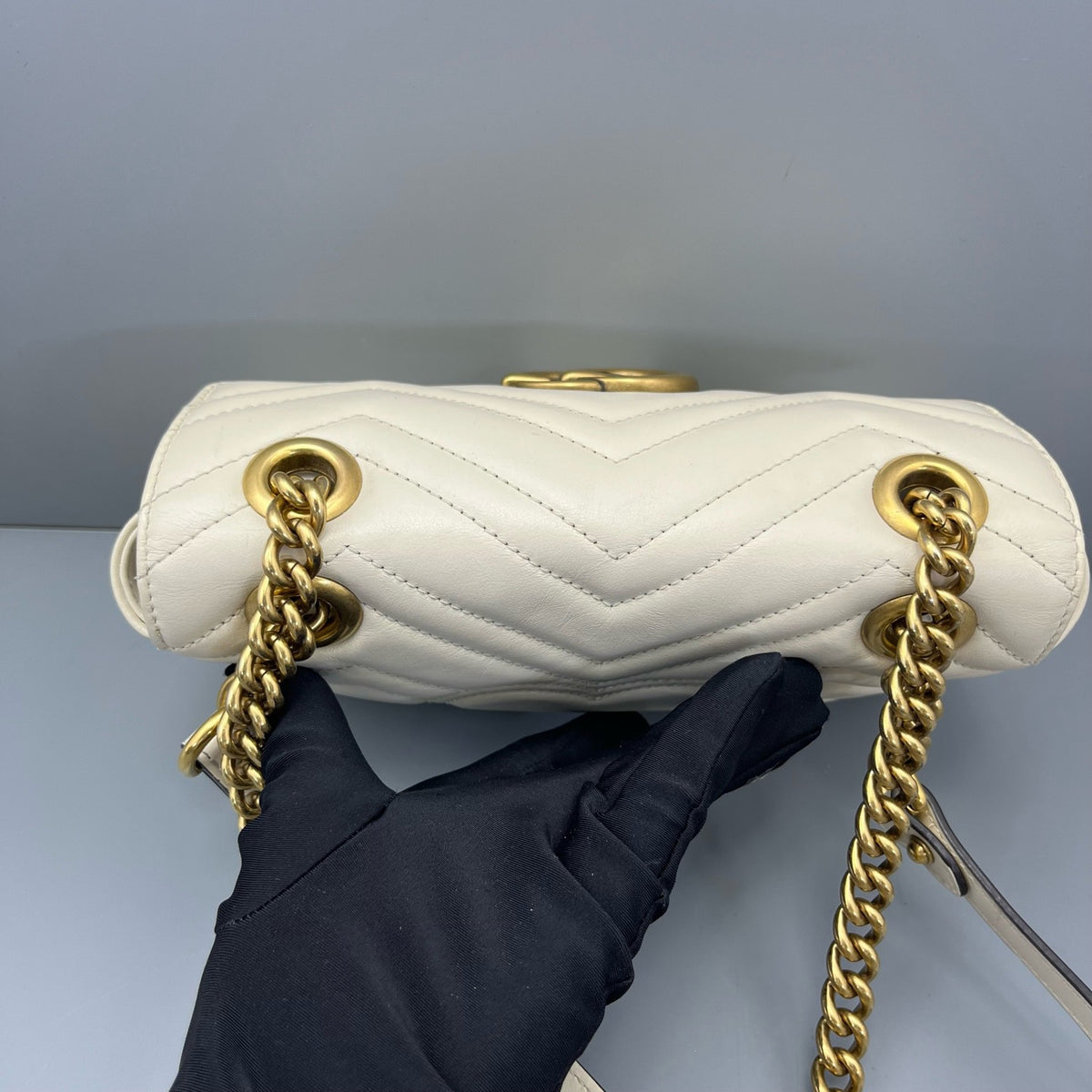 Gucci - Marmont 22 - Leather - White - (mini)