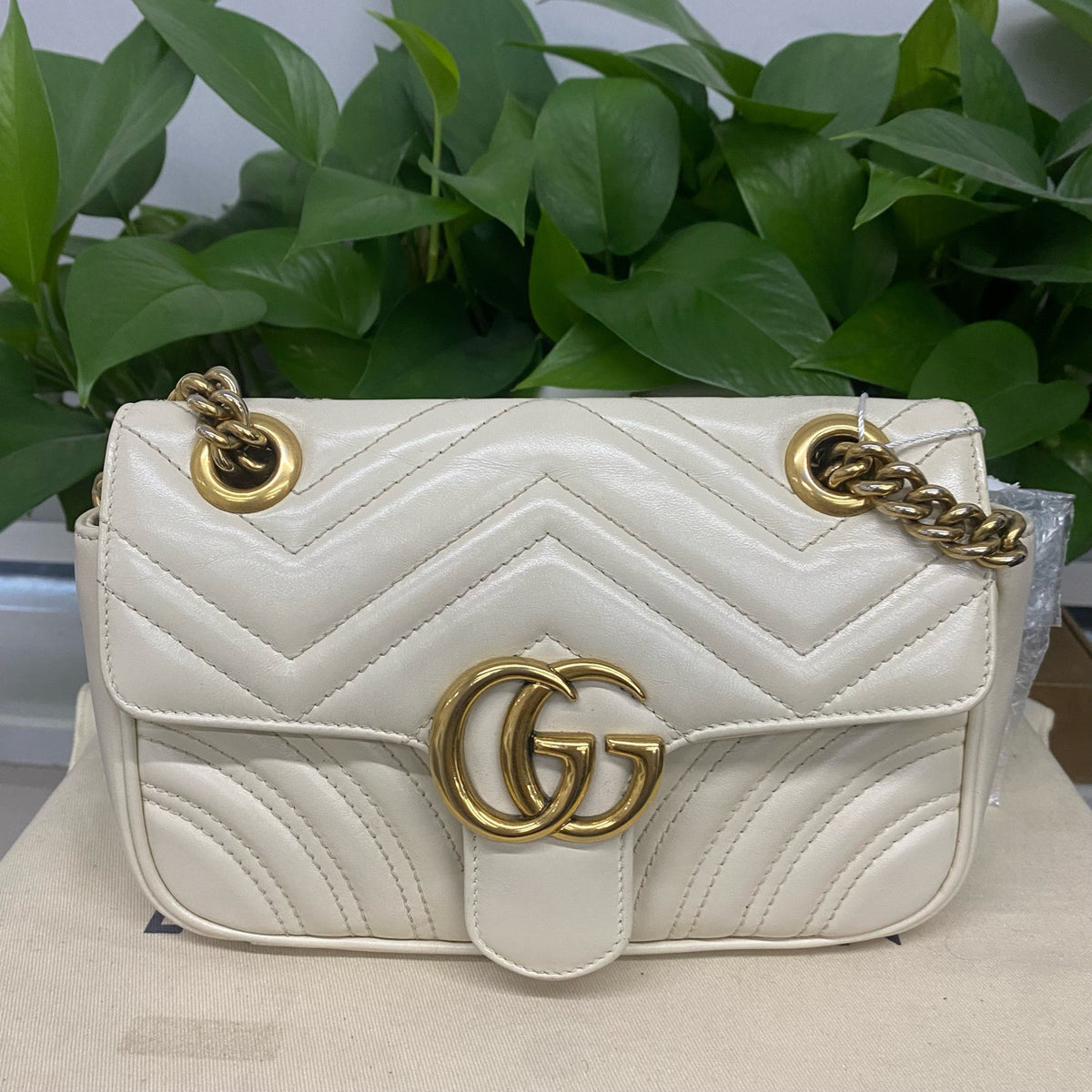 Gucci - Marmont 22 - Leather - White - (small)