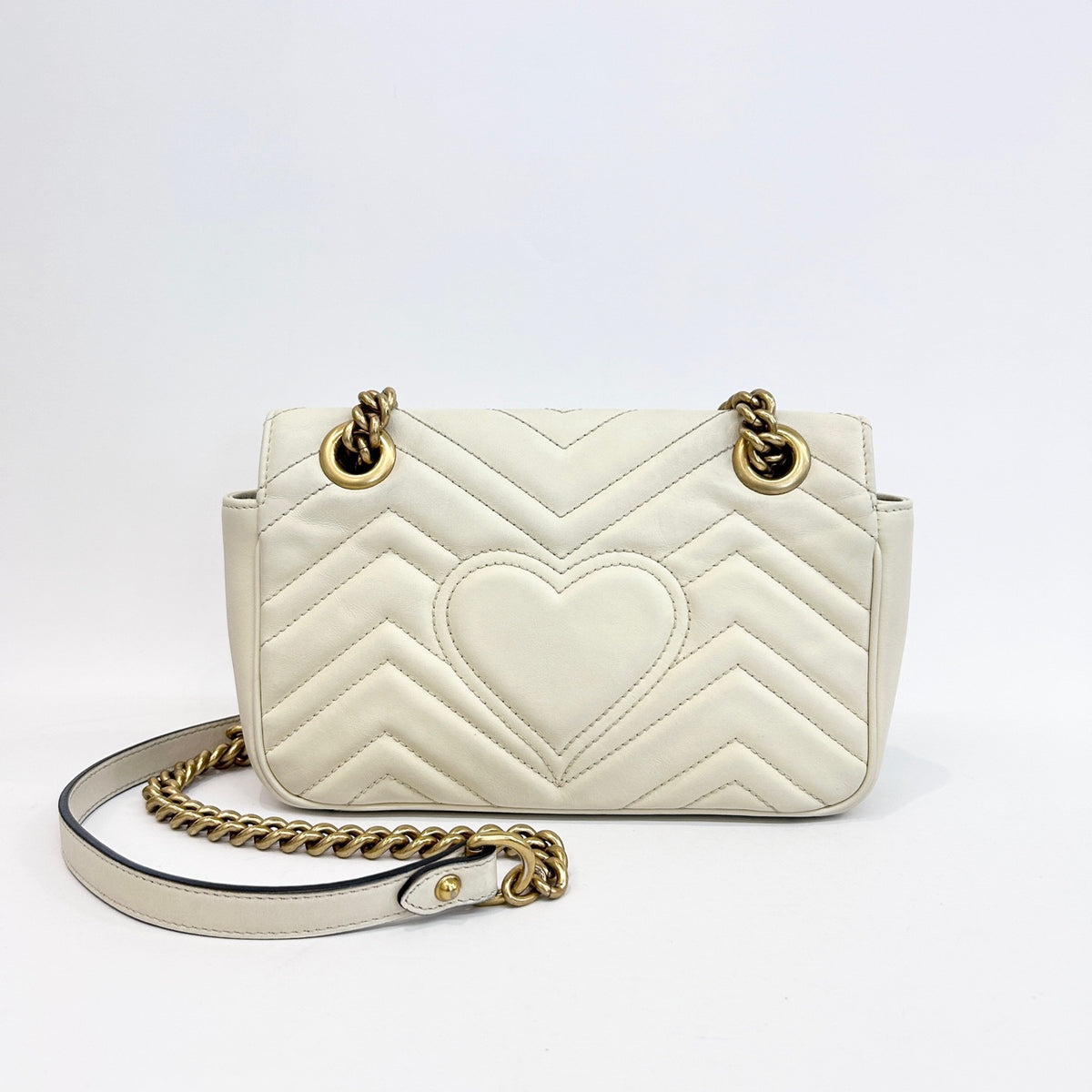 Gucci - Marmont 22 - Leather - White - (small)